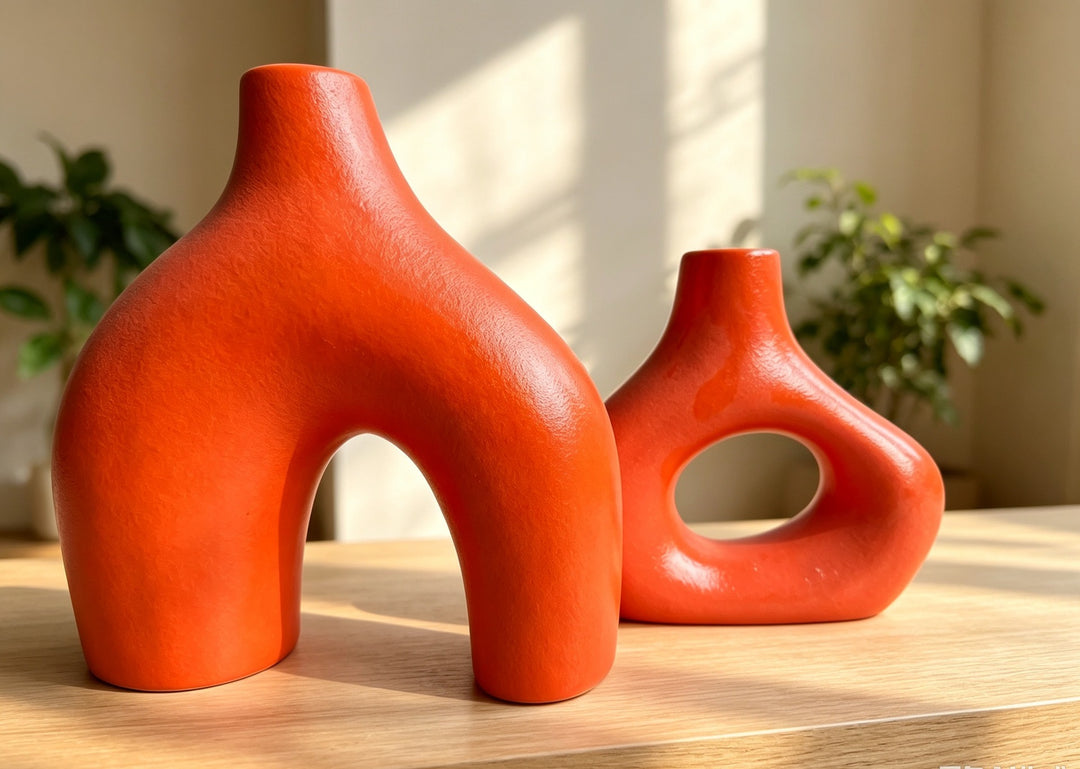 Abstract Sculptural Ceramic Vase