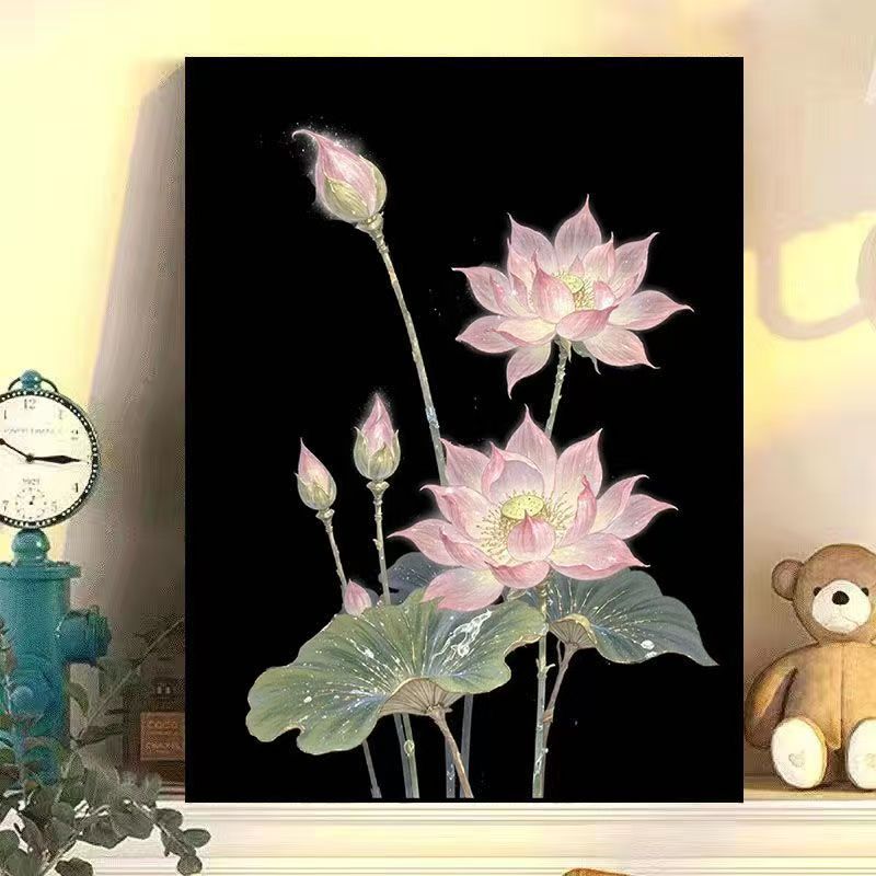 Wisteria Floral Canvas Art Kalsten