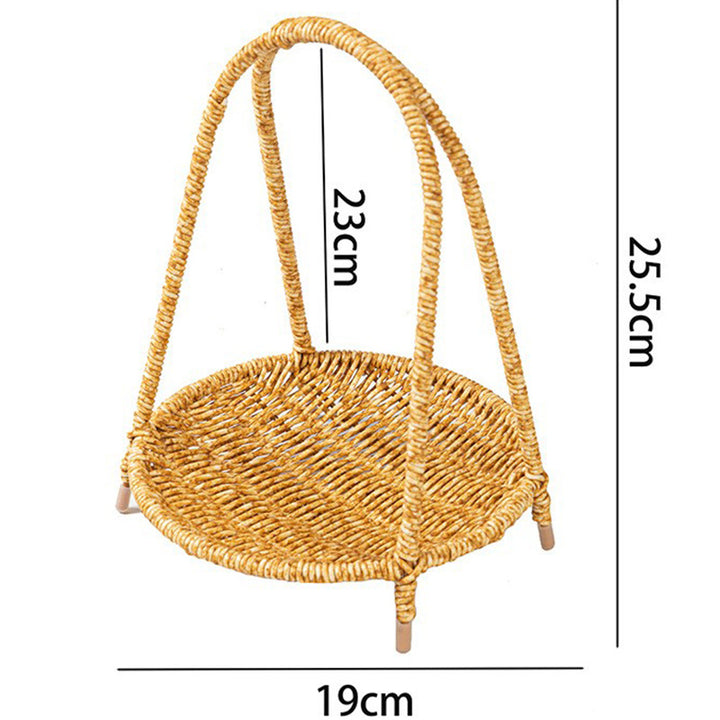 Women Handcrafted Storage Basket with Round Design Kalsten
