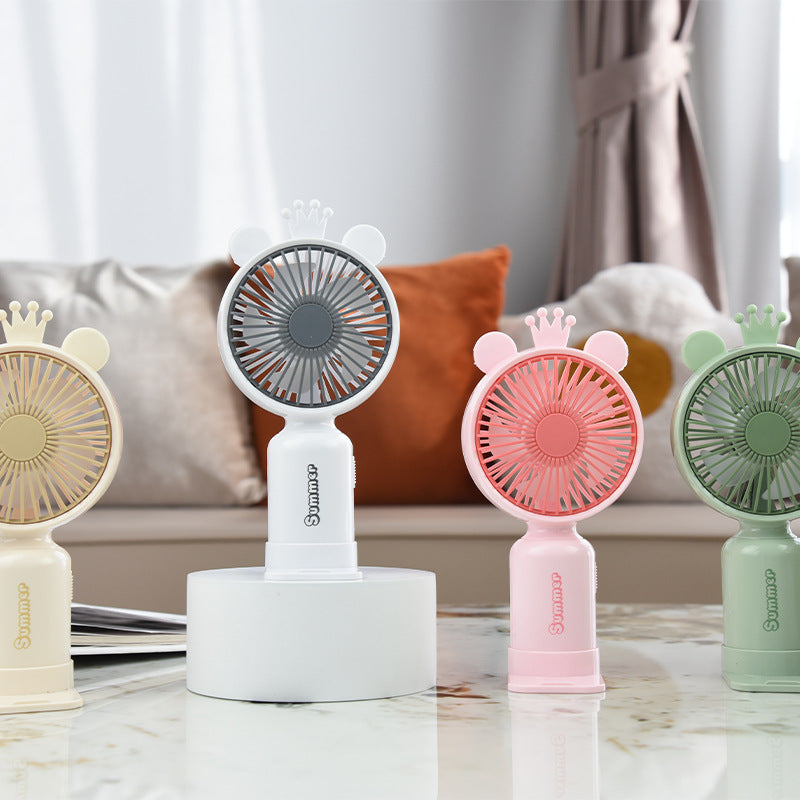 Portable Deer-Themed Handheld Cooling Fan Kalsten