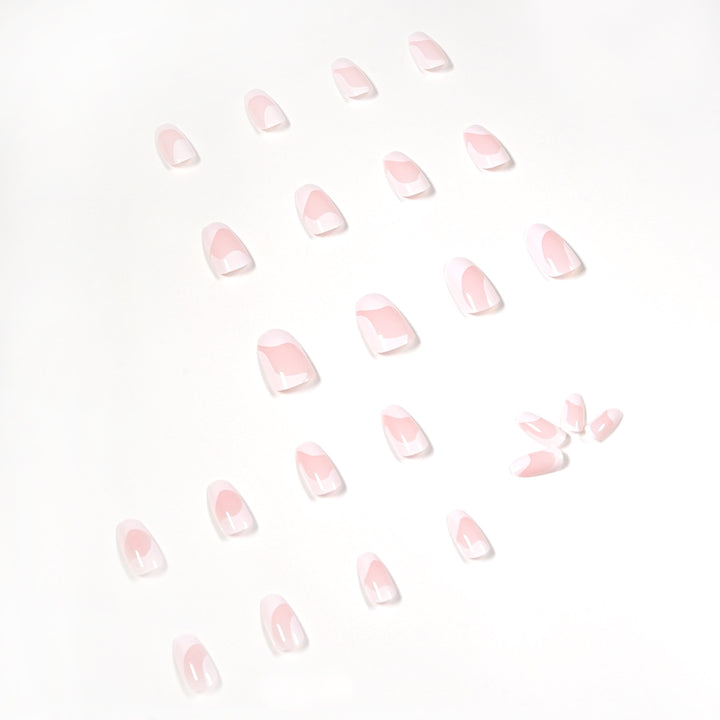 Artistic stiletto nails with elegant color structures Kalsten