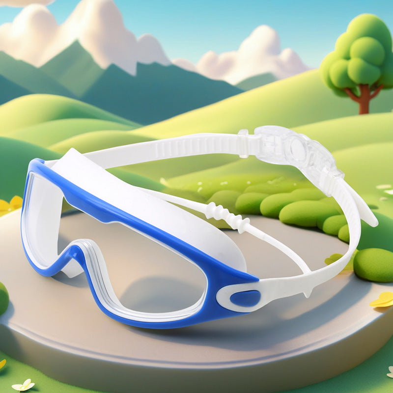 Waterproof swimming goggles with adjustable nose piece Kalsten