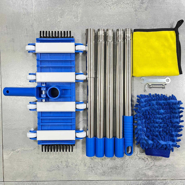 Professional telescopic stainless steel car wash and detailing mop kit Kalsten