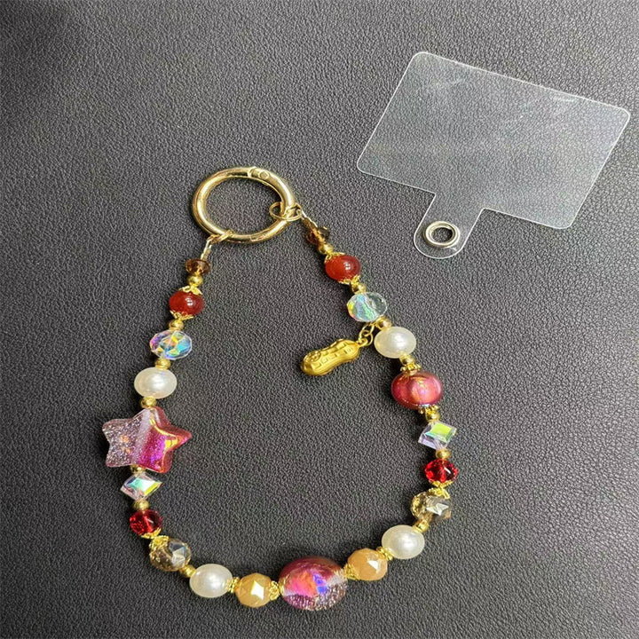 Colorful Charm Beaded Keychain Kalsten