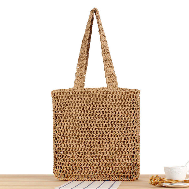 Hand-knotted straw bag Kalsten