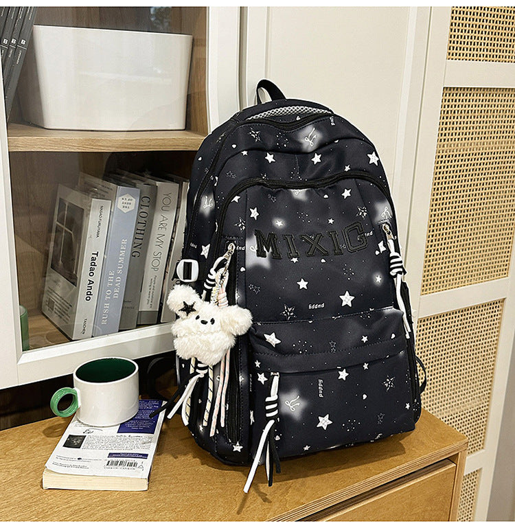 Trendy Illustrated Graphic Backpack Kalsten