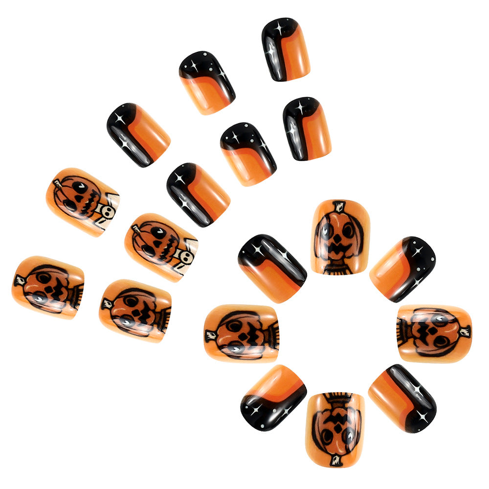 Halloween-Themed Artistic Press-On Nails Kalsten 1787543133
