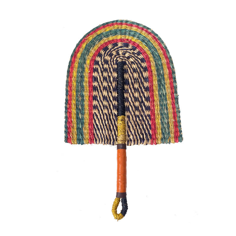 Ladies hand-woven fan made of natural material Kalsten