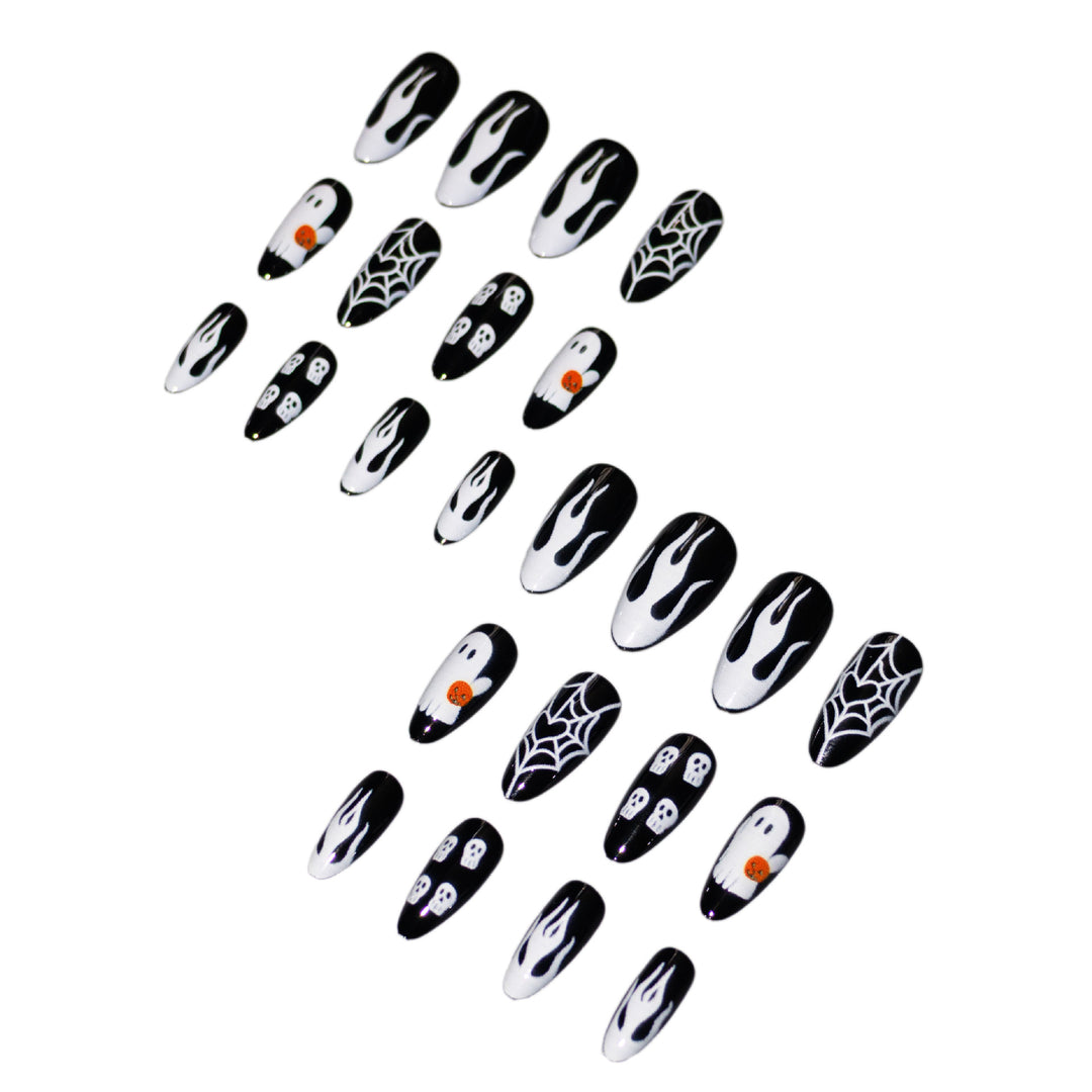 Halloween-Themed Artistic Press-On Nails Set Kalsten