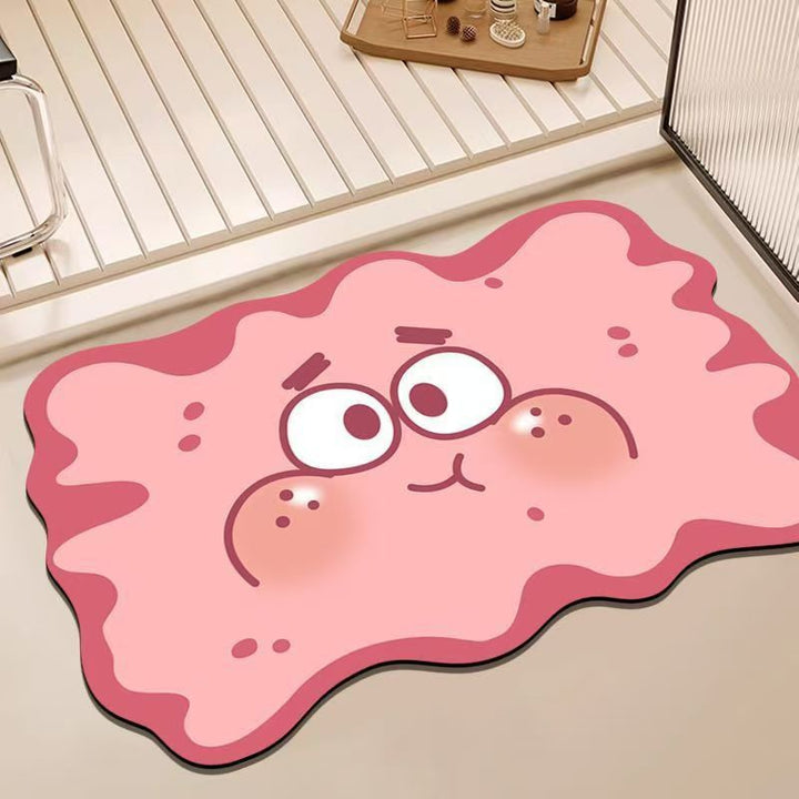 Cartoon Character Themed Bath Mat Kalsten
