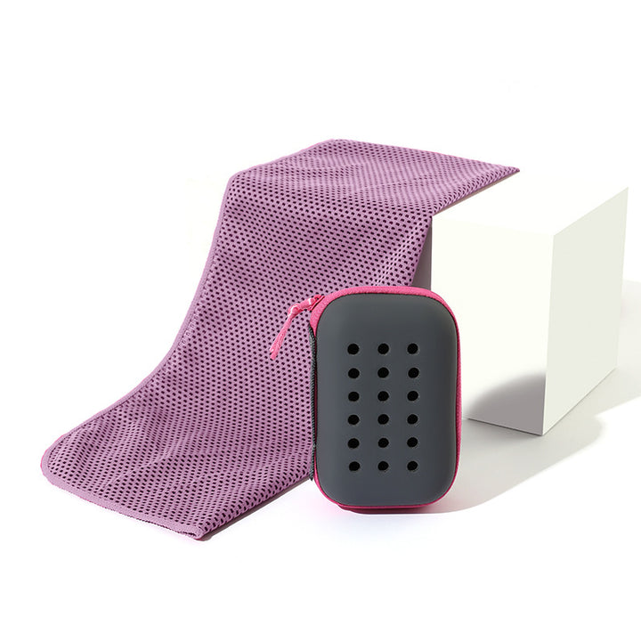Ladies Cooling Microfiber Towel with Storage Case Kalsten