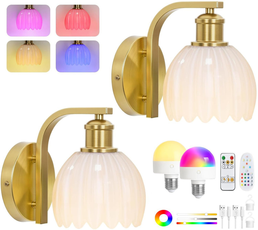 Color-Changing LED Wall Sconce