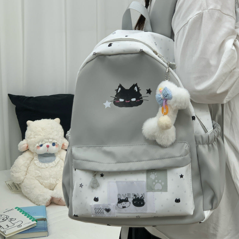 Cute Cat-Themed Backpack Kalsten
