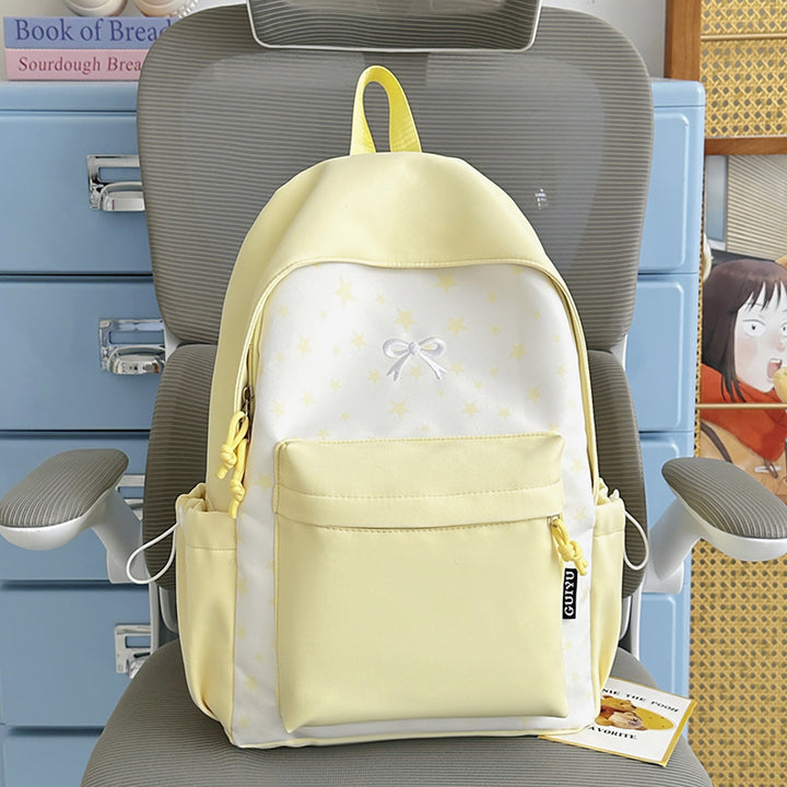 Cartoon-Themed Star-Patterned Backpack Kalsten