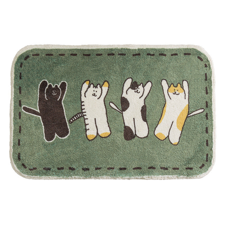 Floral Emblazoned Area Mat Kalsten