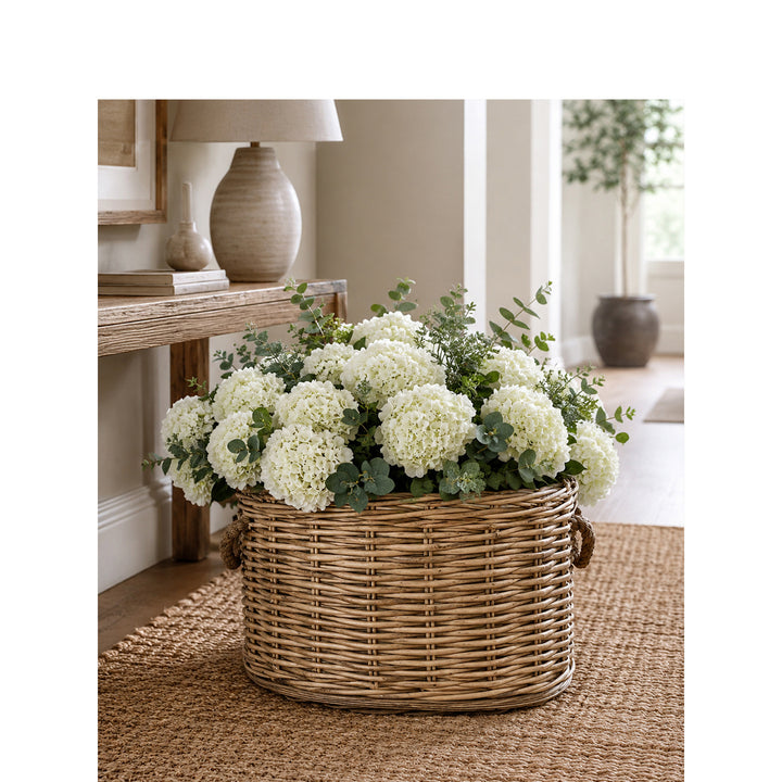 Willow woven basket with inner lining Kalsten