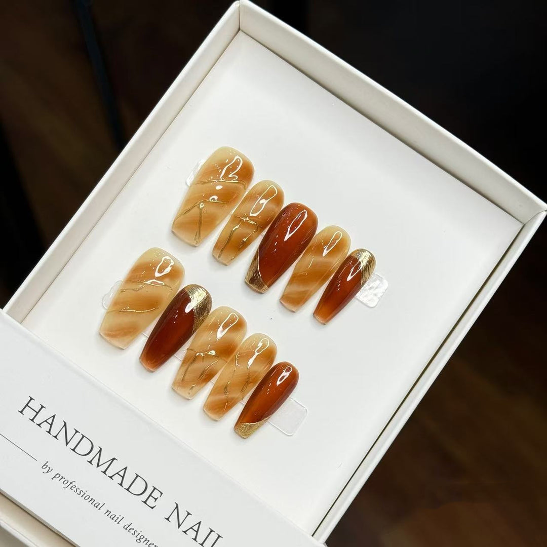 Artisan Decorative Press-On Nail Set  1791772929