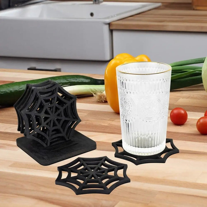 Multi-layered MDF skull napkin holder and table decoration