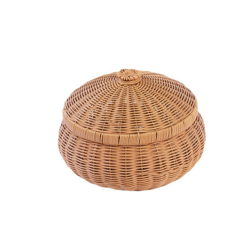 Handcrafted Natural Fiber Storage Container Kalsten