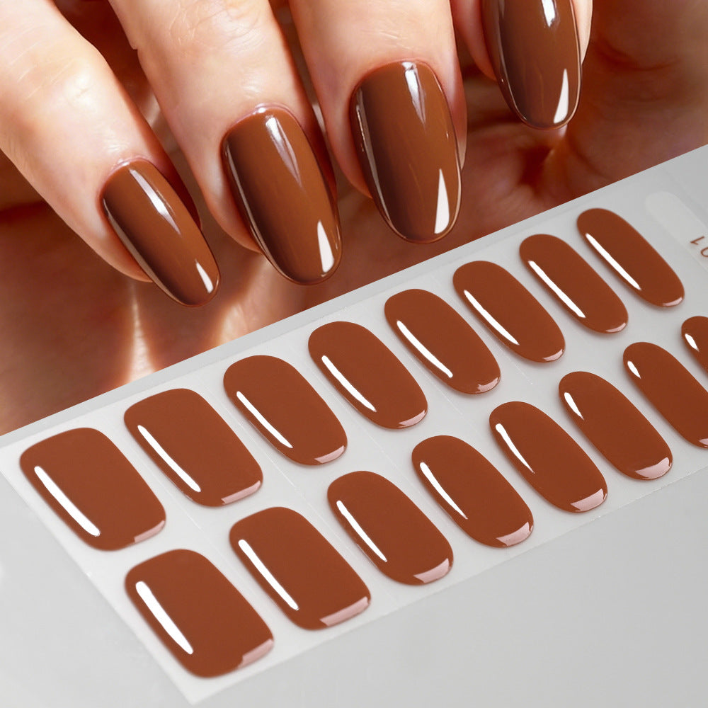 High-Gloss Gel Nail Wraps