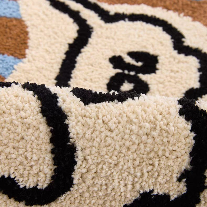 Decorative Dog-Themed Mat for Home