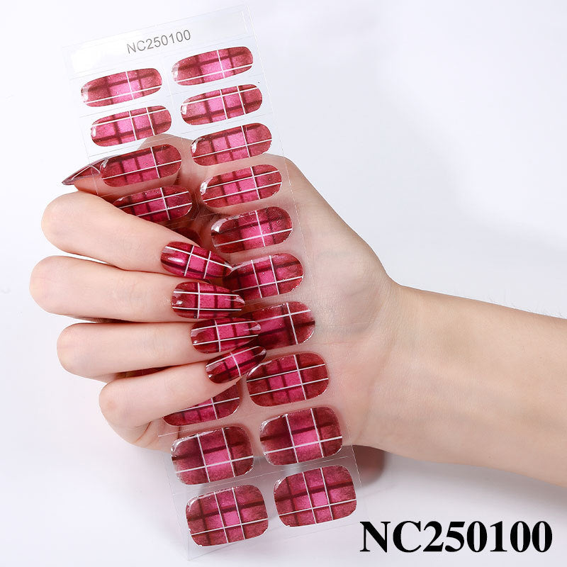French Tip Nail Wraps