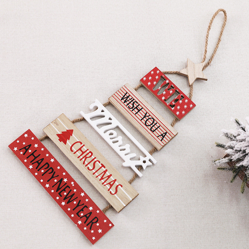 Decorative Wooden Holiday Wall Hanging