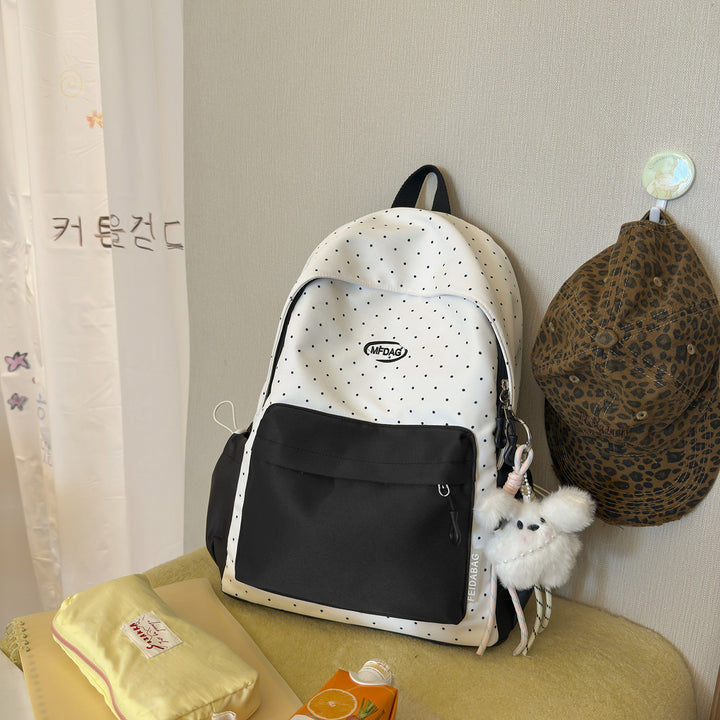 Stylish Polka Dot Print Backpack Kalsten