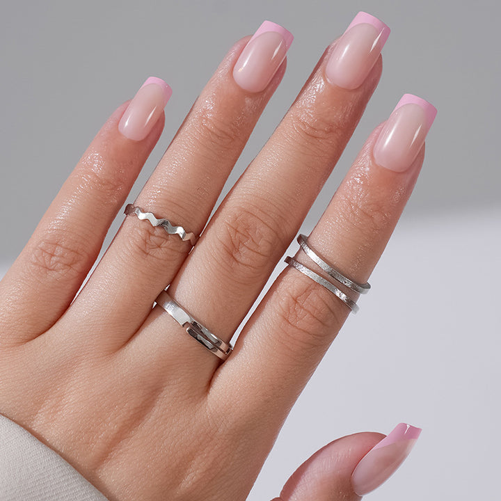 French Tip Press-On Nails