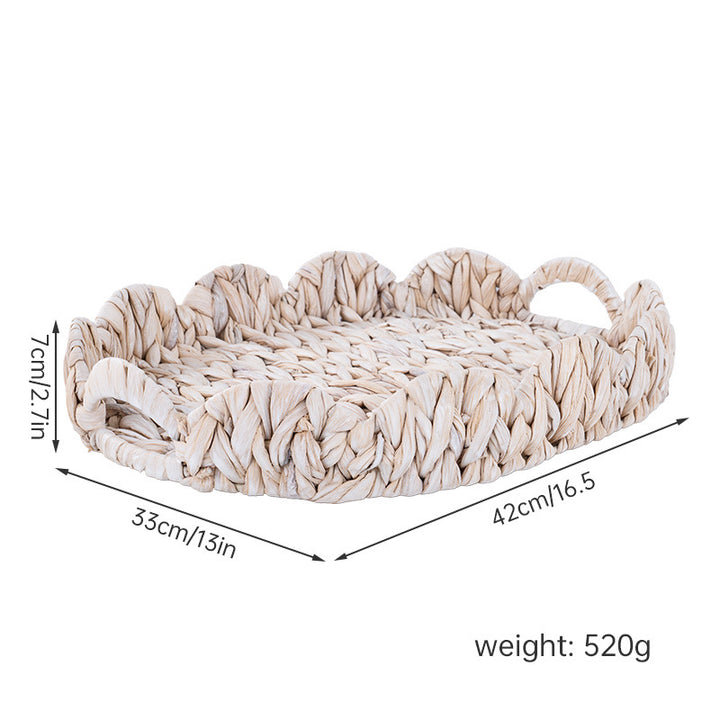 Home Decor Woven Serving Tray Kalsten