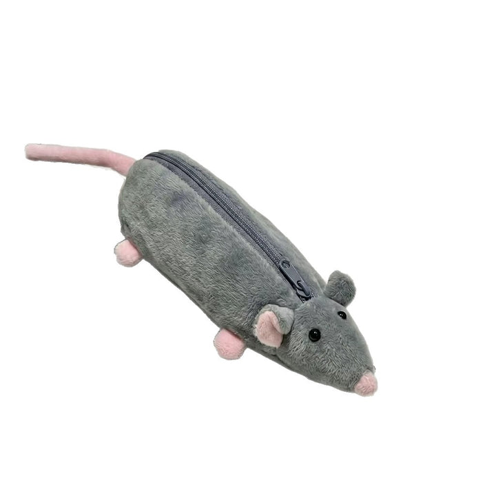 Cute Plush Mouse Pencil Case