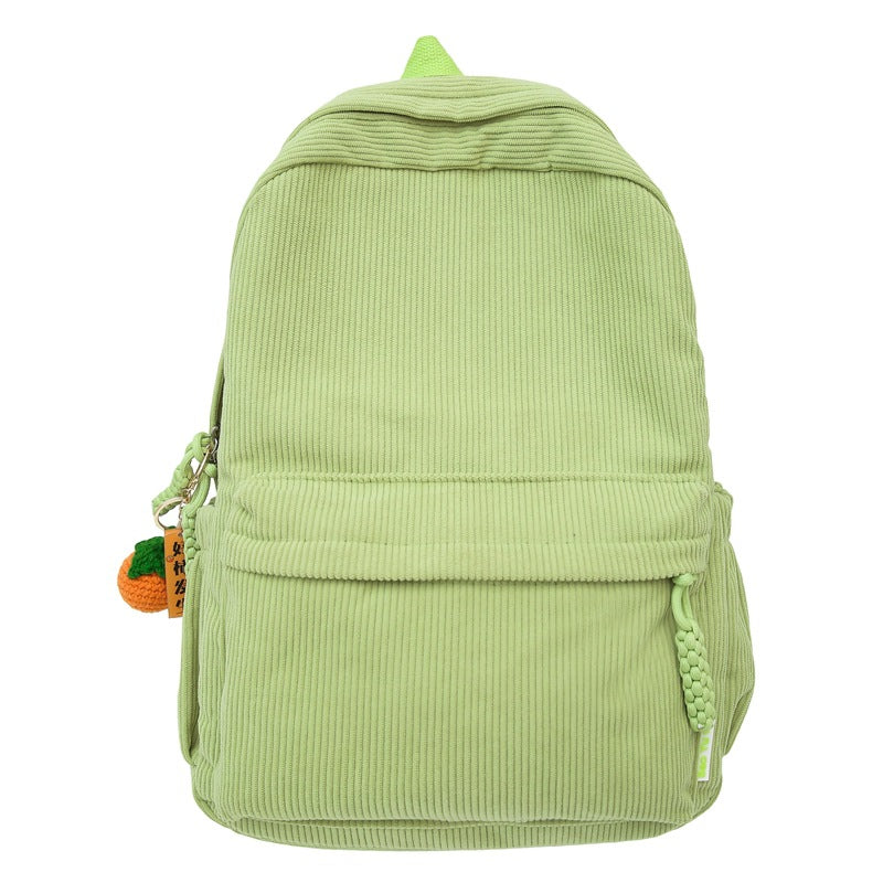 Stylish Corduroy Backpack Kalsten