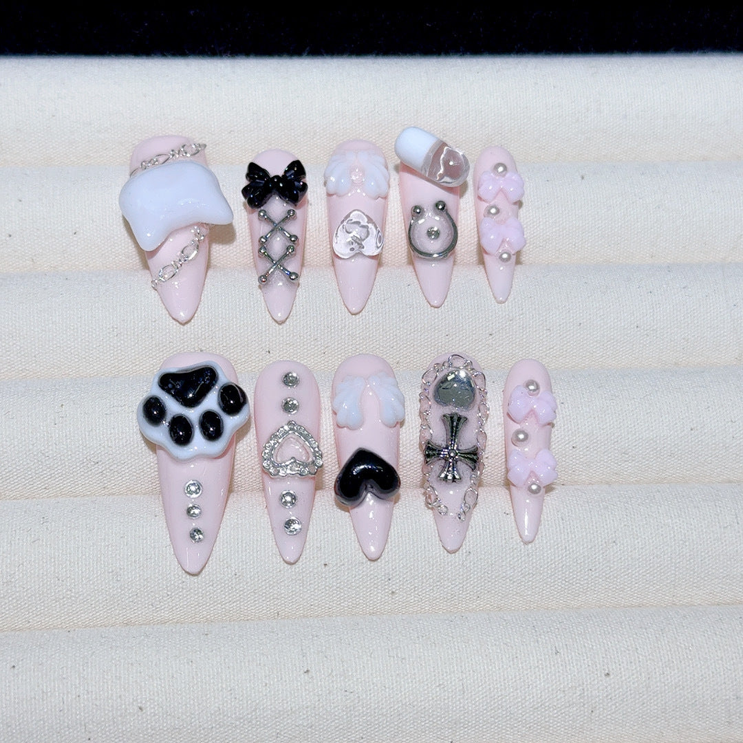 Premium Decorative 3D Nail Art Tips