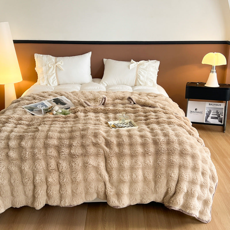 Ultra-Soft Textured Fleece Blanket Kalsten