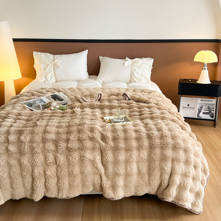 Ultra-Soft Textured Fleece Blanket Kalsten