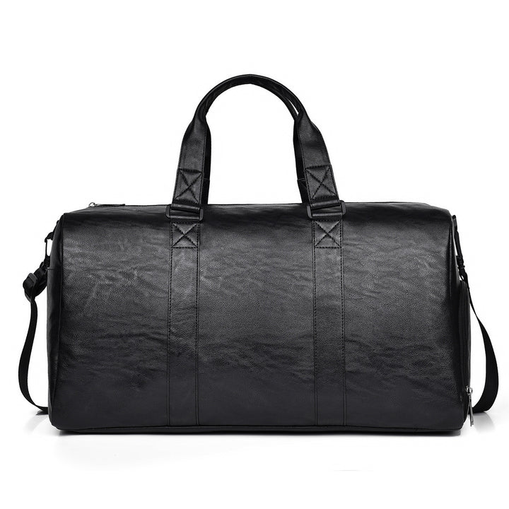 Travel bag made of high-quality leather with robust carrying handles Kalsten