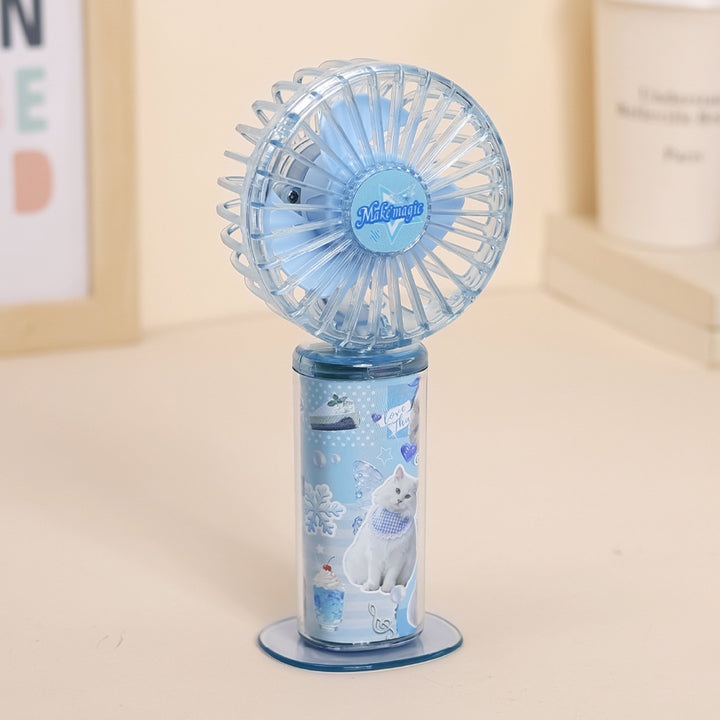Ladies portable cooling fan with playful animal design Kalsten