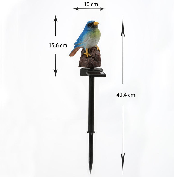 Realistic Solar Bird Garden Stake With Motion Sensor And Weatherproof Design Kalsten