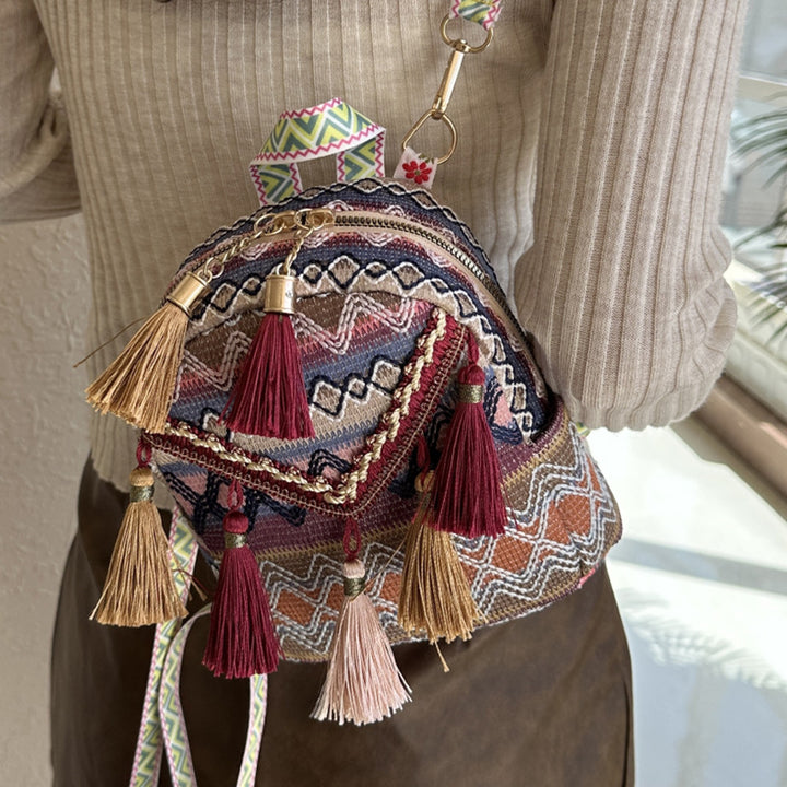 Embroidered Mini Sling Bag