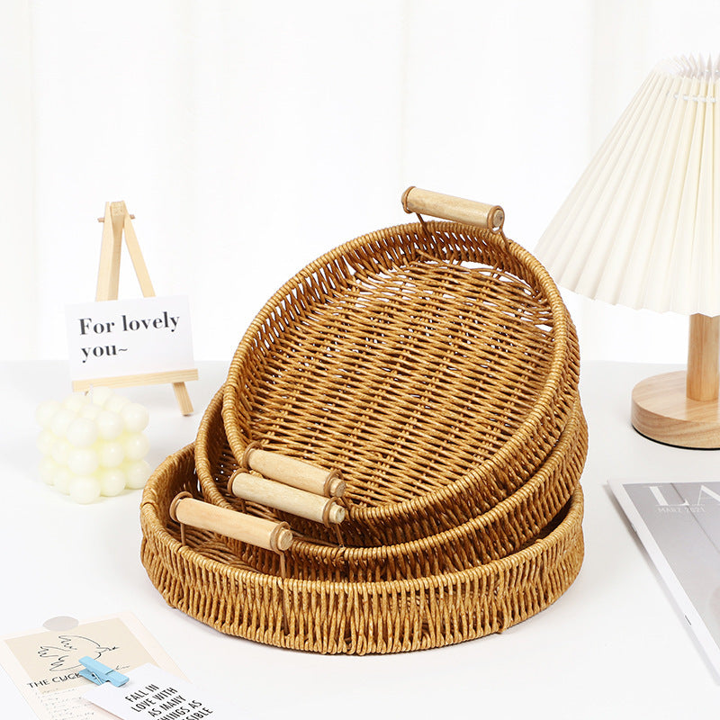 Home Organization Decorative Wicker Basket Kalsten