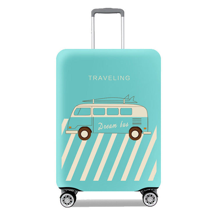 Women's Hard Shell Suitcase with Modern Geometric Design Kalsten