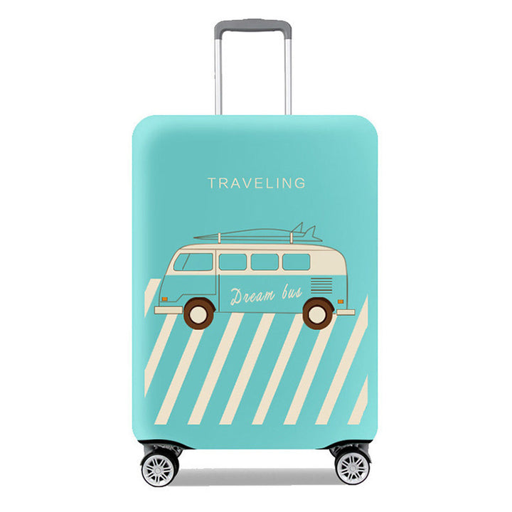 Women's Hard Shell Suitcase with Modern Geometric Design Kalsten