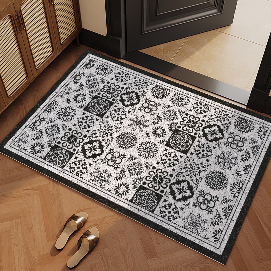 Elegant Geometric Pattern Entrance Mat