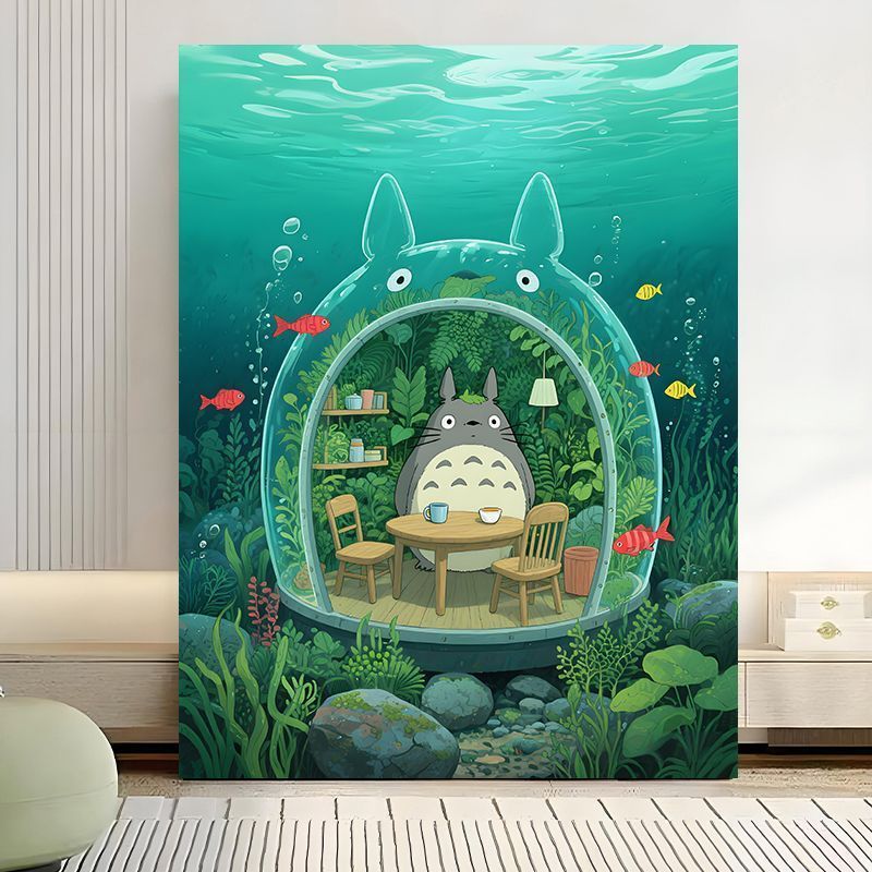 Enchanted Forest Scene Canvas Art Print Kalsten