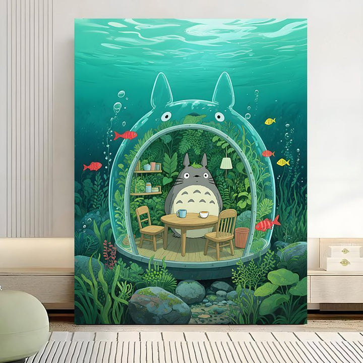 Enchanted Forest Scene Canvas Art Print Kalsten