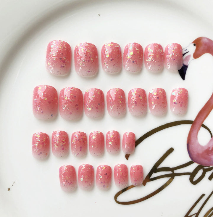 Glittering Press-On Nail Art Set