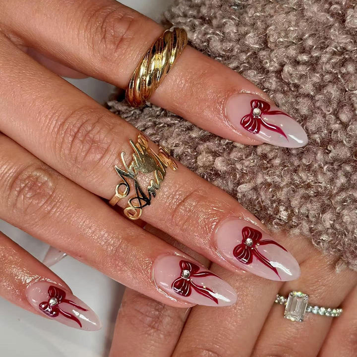 Artistic Bow-Accent Nail Art Kit
