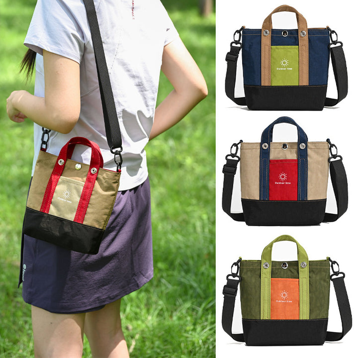 Versatile Canvas Shoulder Bag