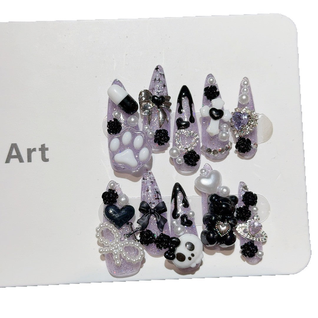 Decorative 3D Themed Nail Art Set
