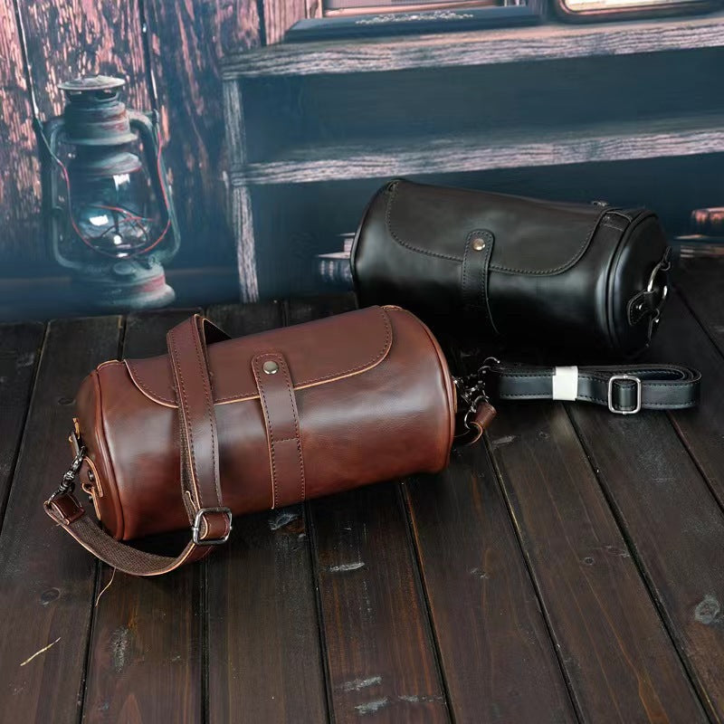 Vintage Leather Crossbody Bag